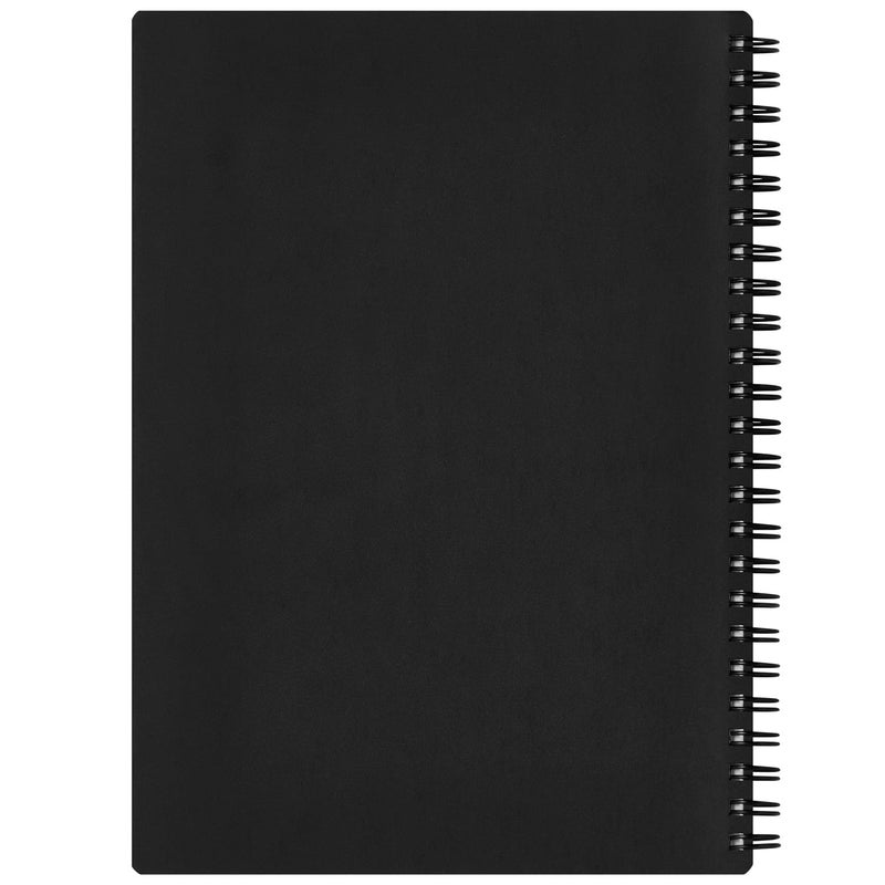Maruman MNEMOSYNE Soft Cover Notebook 8.27 x 5.83 Inches (A5), 7mm ruled 24-line, 80 Sheets, Black, 1 ea. (N295-05) - Image 3